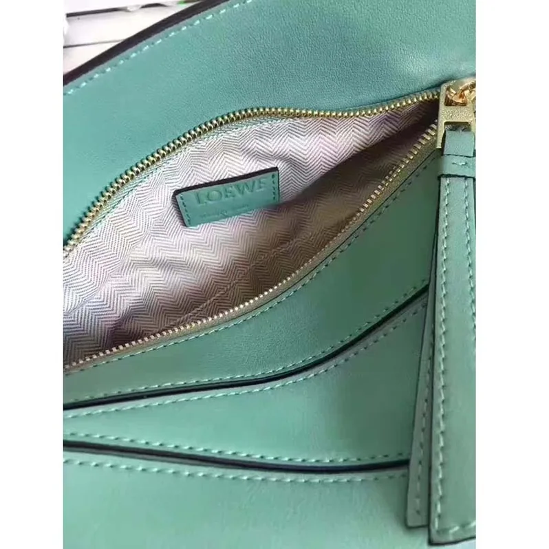 Loewe Puzzle Bag with Strap Handle in Calfskin Leather Loewe Puzzle Bag with Strap Handle in Calfskin Leather