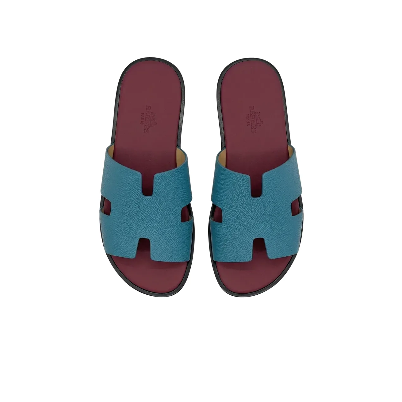 Hermes Izmir Sandals Blue in Purple