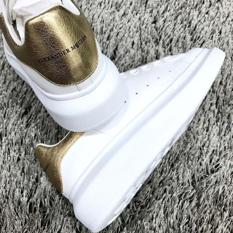 Alexander Mcqueen Oversized Sneaker Shoes for Men in Gold