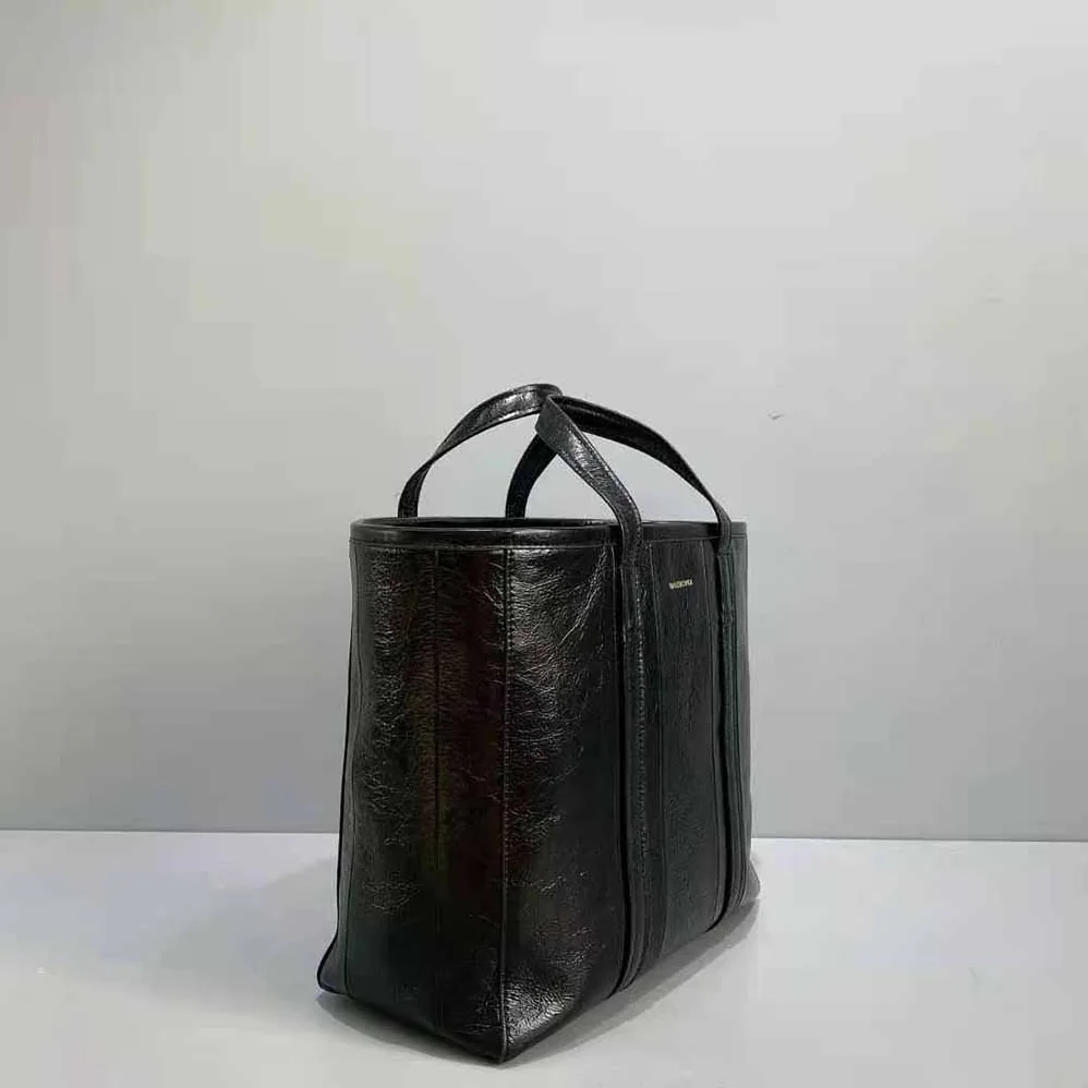 Balenciaga Barbes Medium East-West Shopper Bag in Black for Women Balenciaga Barbes Medium East-West Shopper Bag in Black for Women
