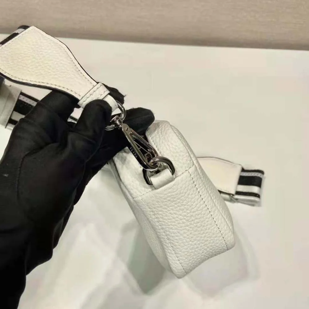 Prada Small Leather Bag for Women in White