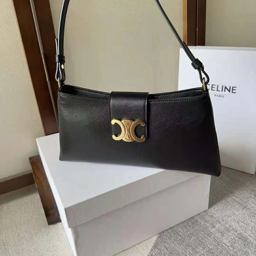 Celine Medium Wiltern Bag in Smooth Calfskin for Women in Black