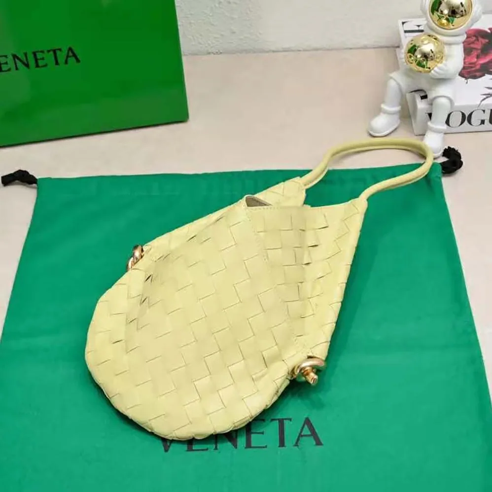 Bottega Veneta Small Solstice Shoulder Bag for Women in Yellow