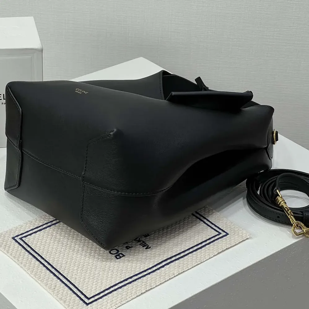 Celine Small Hobo in Supple Smooth Calfskin for Women in Black