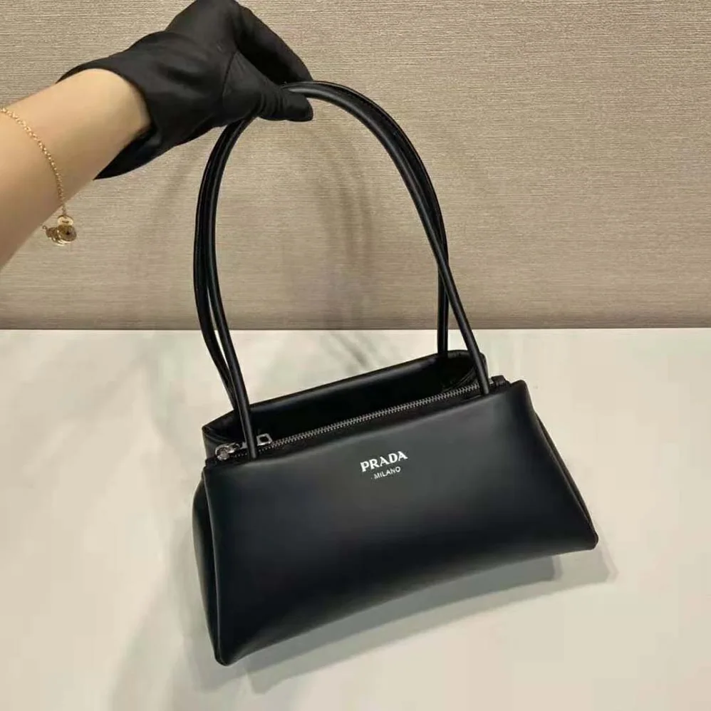 Prada Small Leather Bag for Women in Black Prada Small Leather Bag for Women in Black