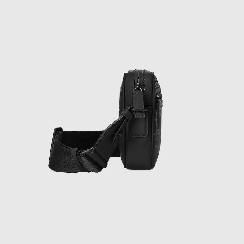 Gucci Rubber-Effect Small Crossbody Bag Black / Gucci Rubber-Effect Small Crossbody Bag Black /