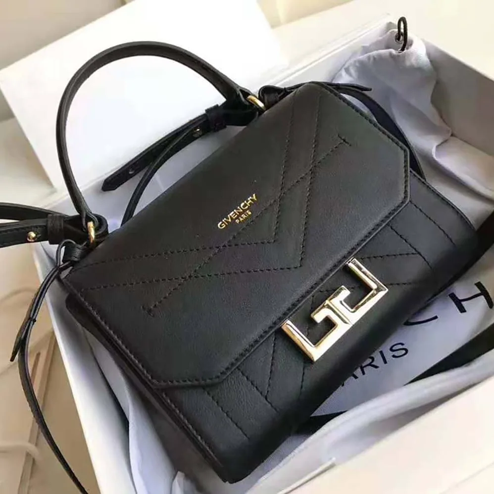 Givenchy Mini Eden Bag in Smooth Leather for Women in Black Givenchy Mini Eden Bag in Smooth Leather for Women in Black