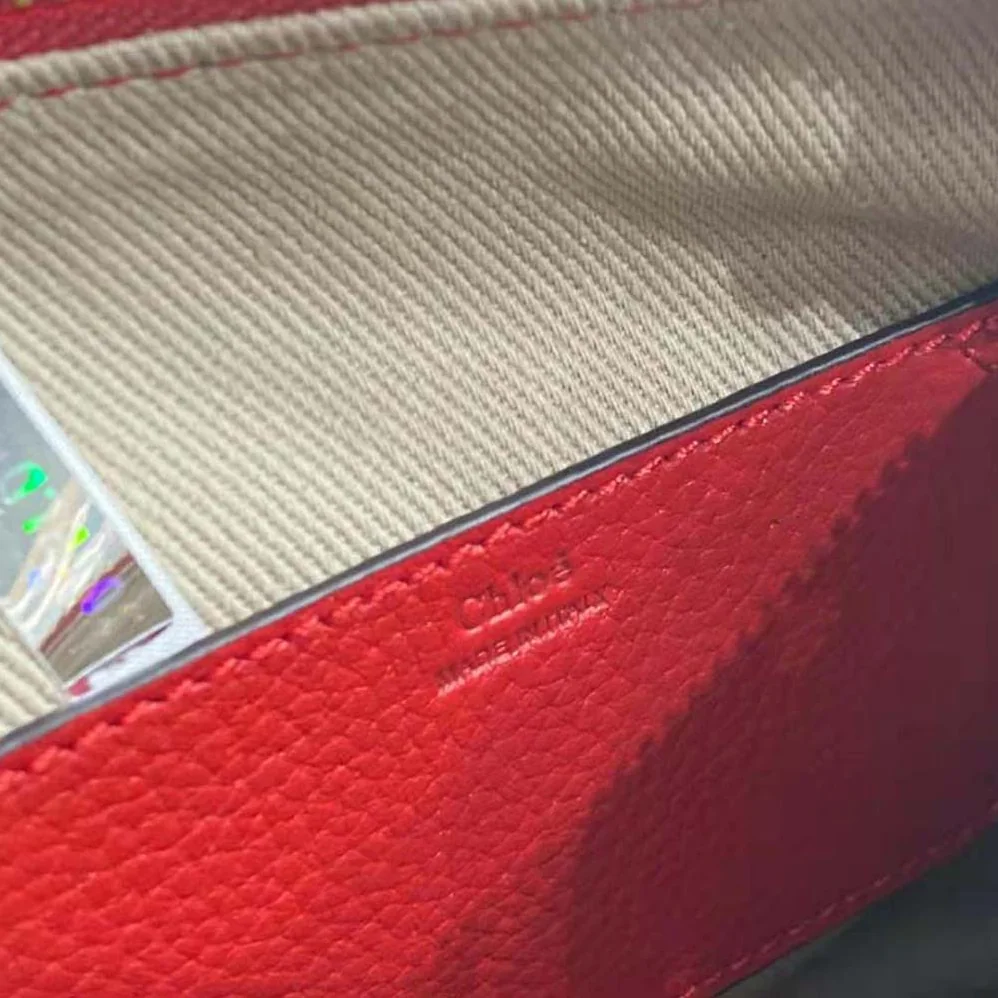 Chloe Marcie Mini Double Carry Bag for Women in Red Chloe Marcie Mini Double Carry Bag for Women in Red