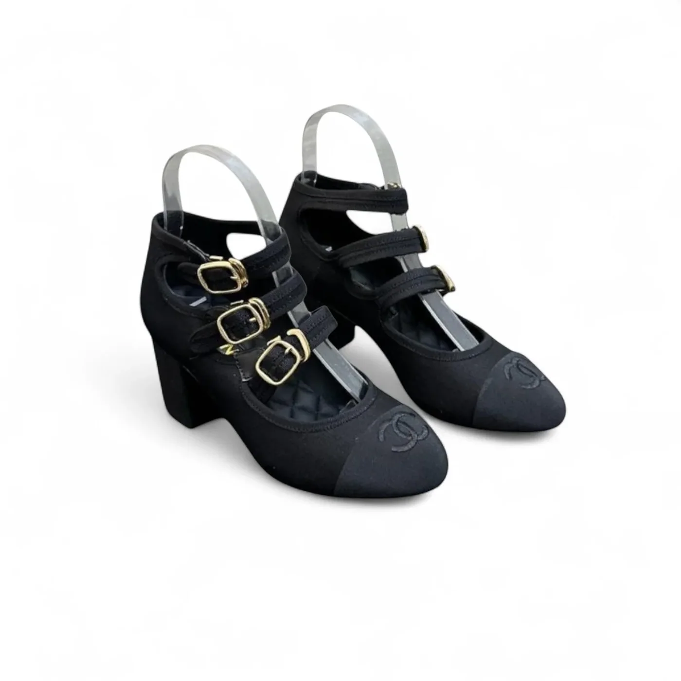 Chanel Mary Janes Black