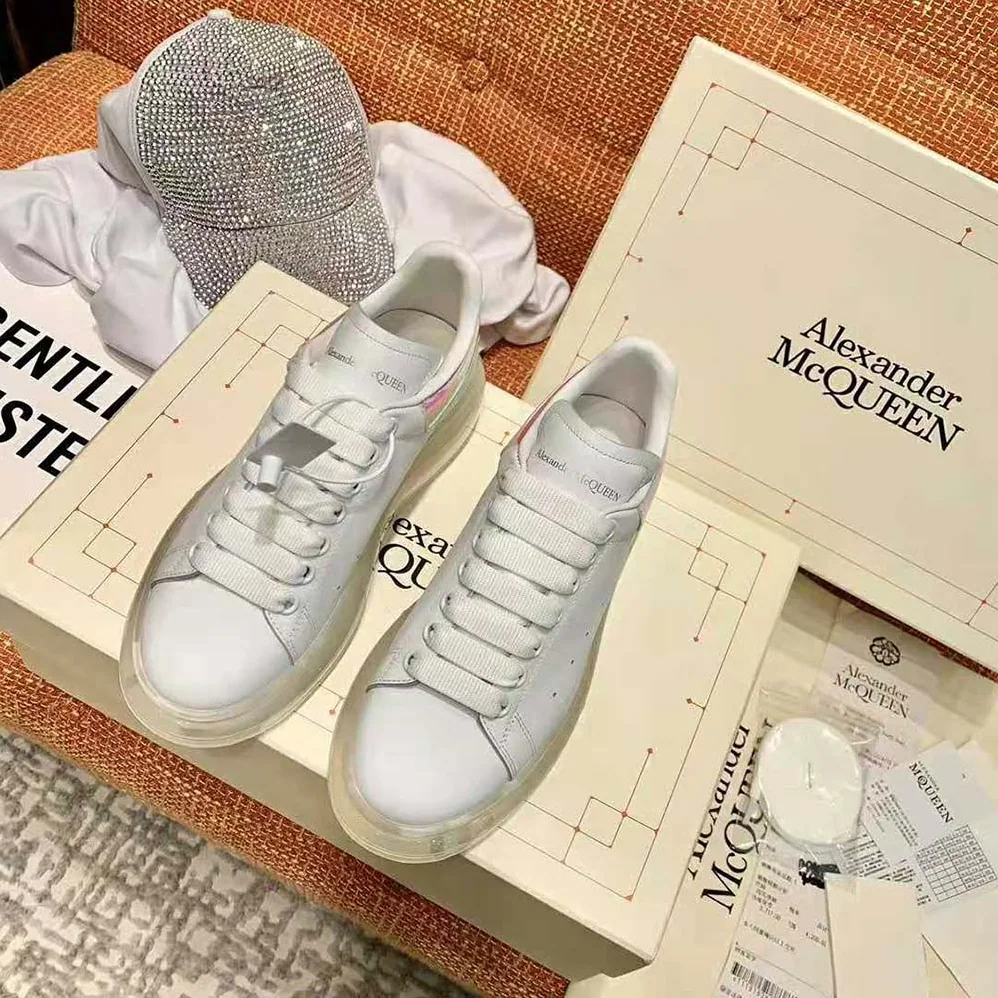 Alexander Mcqueen Oversized Sneaker for Women in Blue Alexander Mcqueen Oversized Sneaker for Women in Blue