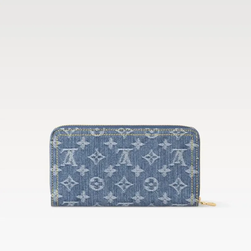Louis Vuitton LV x TM Zippy Wallet Cherry Denim /