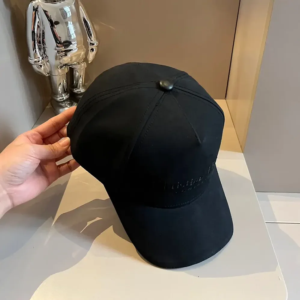 Dior Christian Dior Couture Baseball Cap Black Cotton Canvas for Unisex