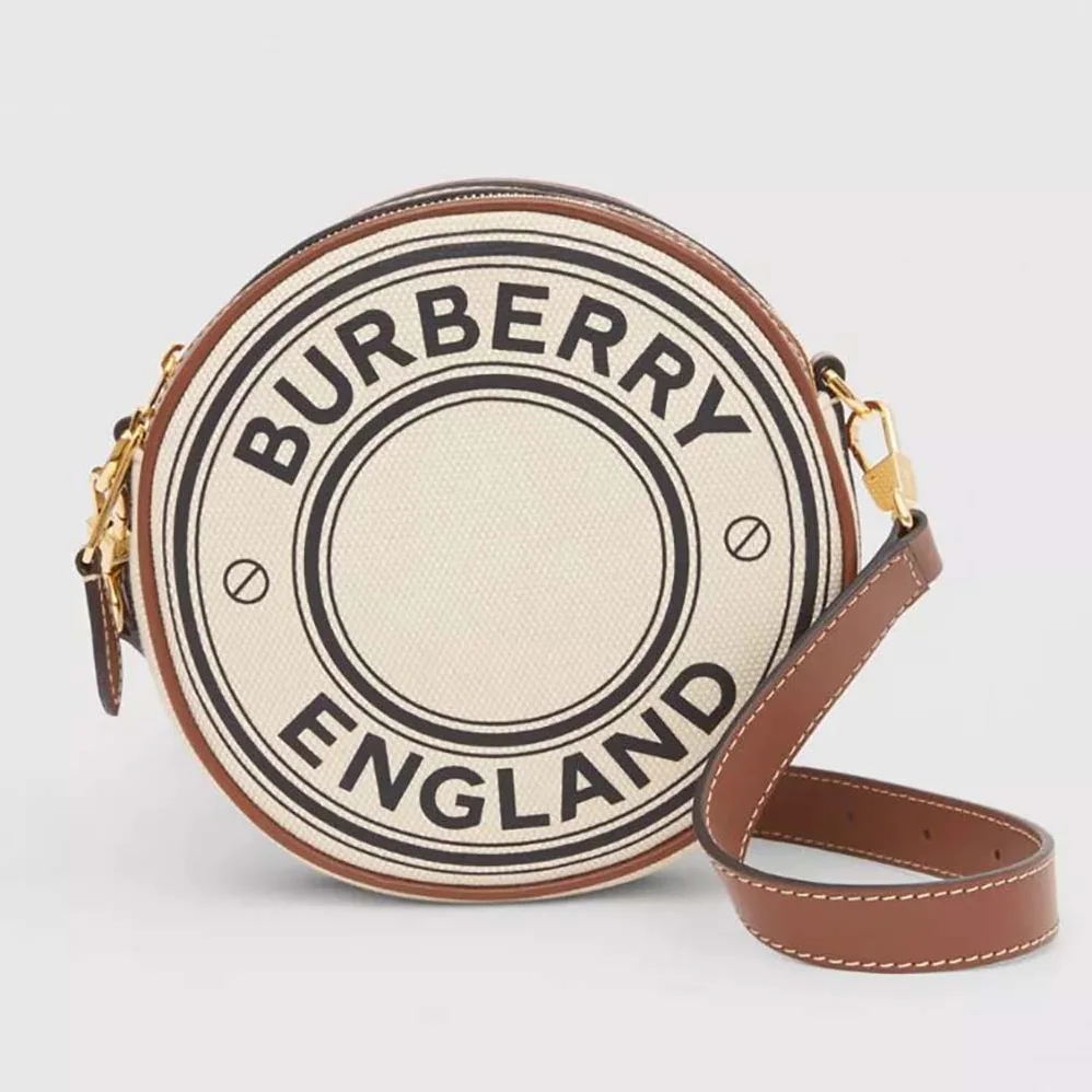 Burberry Icon Stripe E-canvas Louise Bag for Women in Beige Burberry Icon Stripe E-canvas Louise Bag for Women in Beige