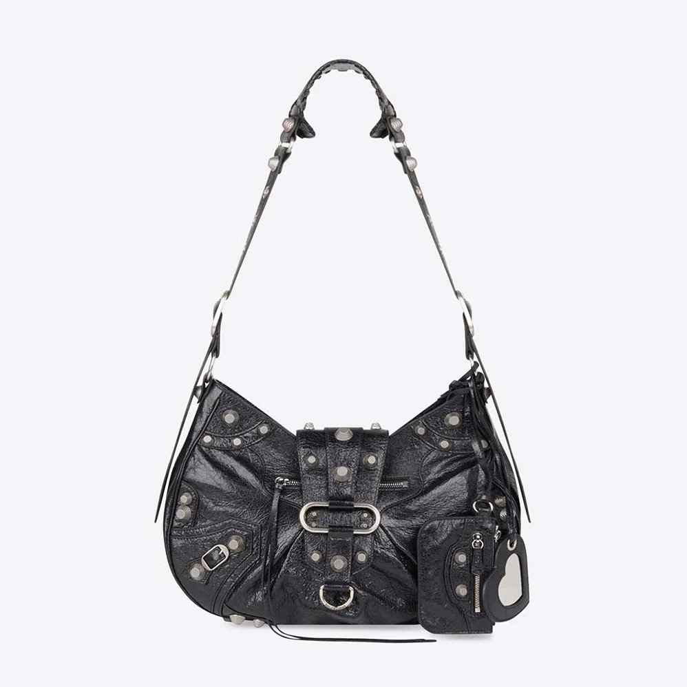 Balenciaga Le Cagole Medium Shoulder Bag in Black for Women