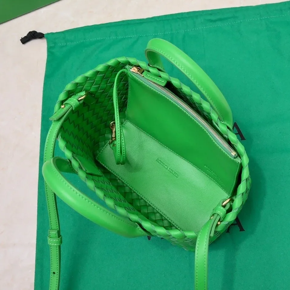Bottega Veneta Mini Cabat Green Bottega Veneta Mini Cabat Green