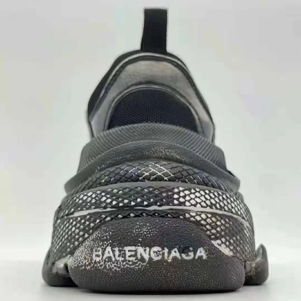 Balenciaga Triple S Faded Sneaker in Black for Women