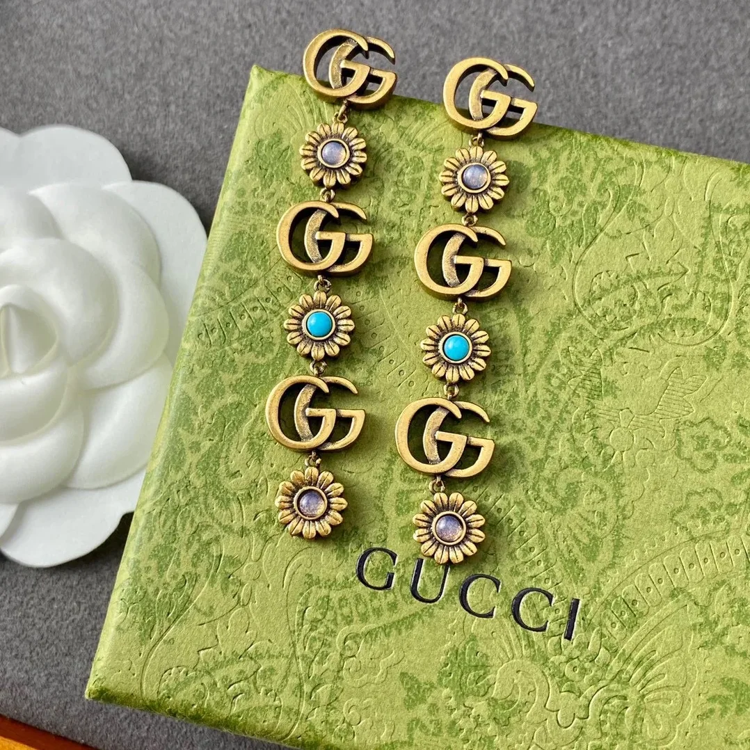Gucci Double G Earrings Gold