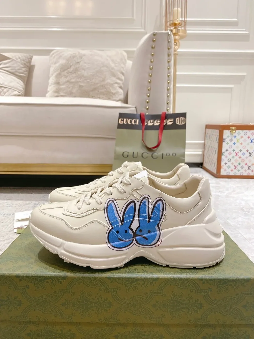 Gucci Rhyton Sneaker White Gucci Rhyton Sneaker White