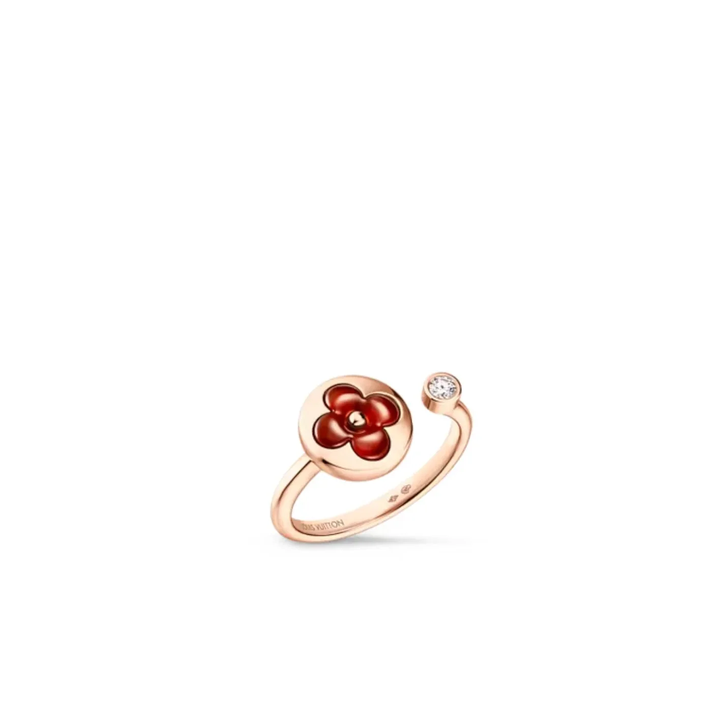 Louis Vuitton Color Blossom Mini Sun Ring Pink Gold - Q0S23A Louis Vuitton Color Blossom Mini Sun Ring Pink Gold - Q0S23A