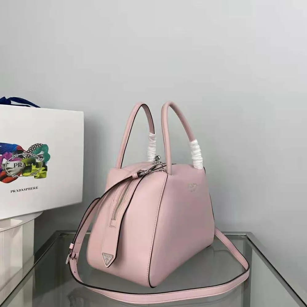 Prada Small Leather Prada Supernova Handbag for Women in Pink