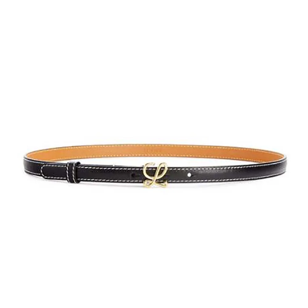 Loewe Belt in Smooth Calfskin for Women in Black