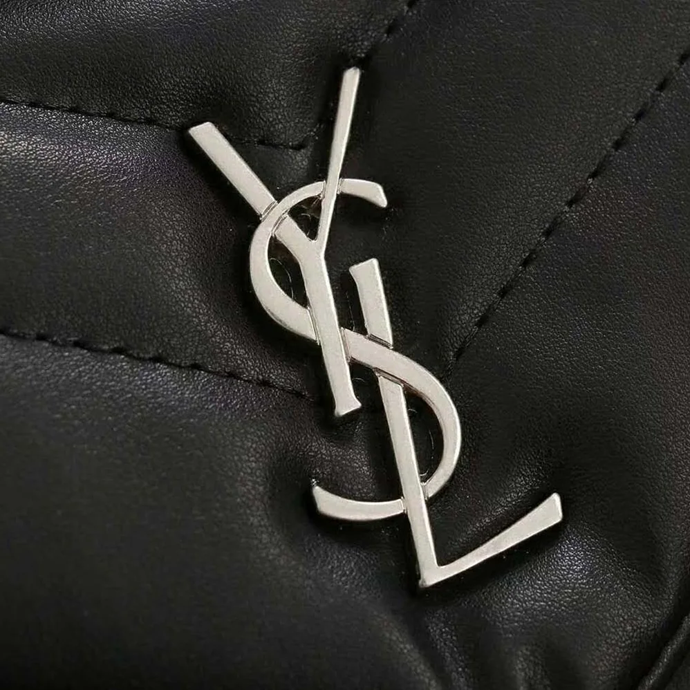 Saint Laurent YSL Loulou Small Matelasse Y Leather for Women in Black