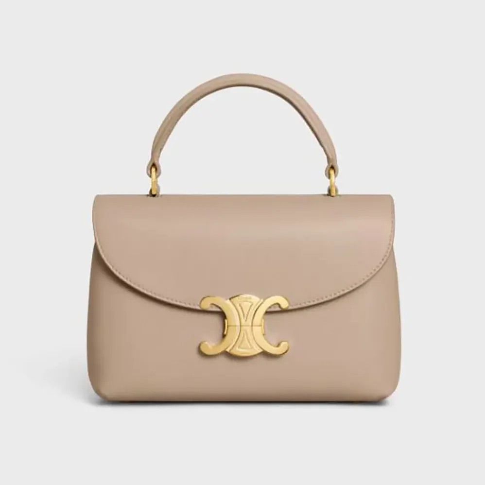 Celine Teen Nino Bag in Smooth Satinated Calfskin for Women in Sandy Celine Teen Nino Bag in Smooth Satinated Calfskin for Women in Sandy