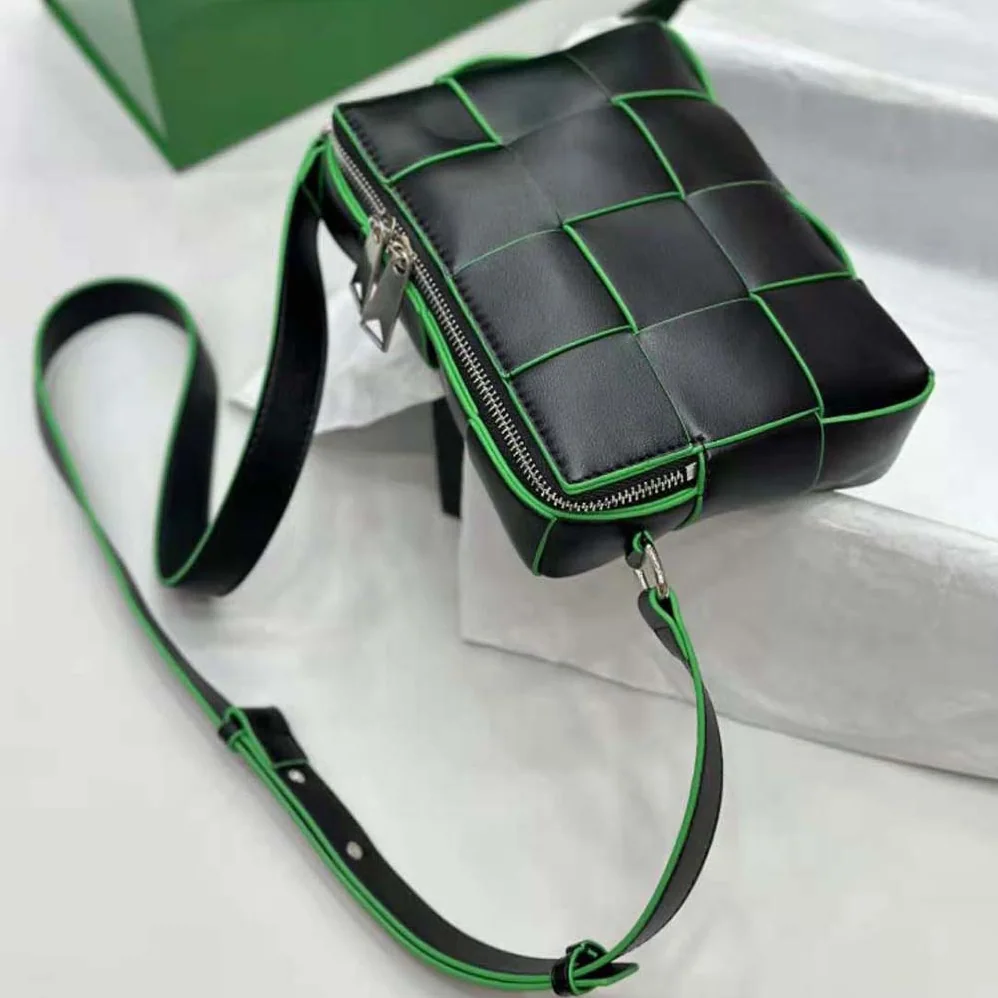 Bottega Veneta Cassette Camera Bag in Calfskin Leather for Men Bottega Veneta Cassette Camera Bag in Calfskin Leather for Men