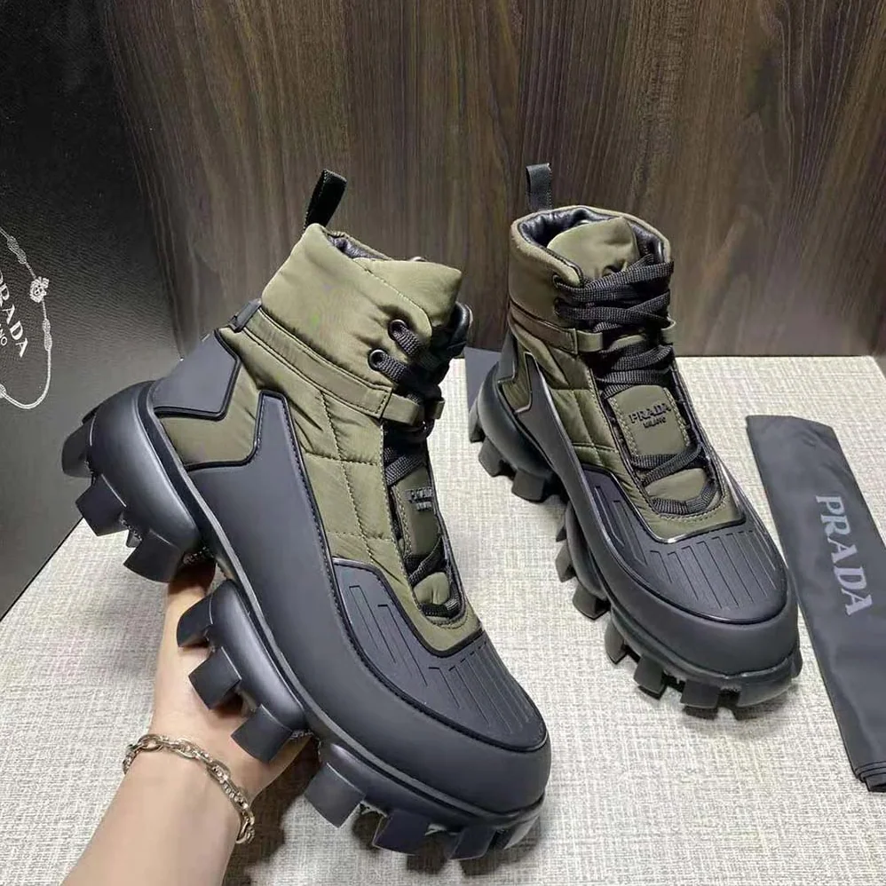 Prada Cloudbust Thunder Sneakers for Women in Dark Green Prada Cloudbust Thunder Sneakers for Women in Dark Green