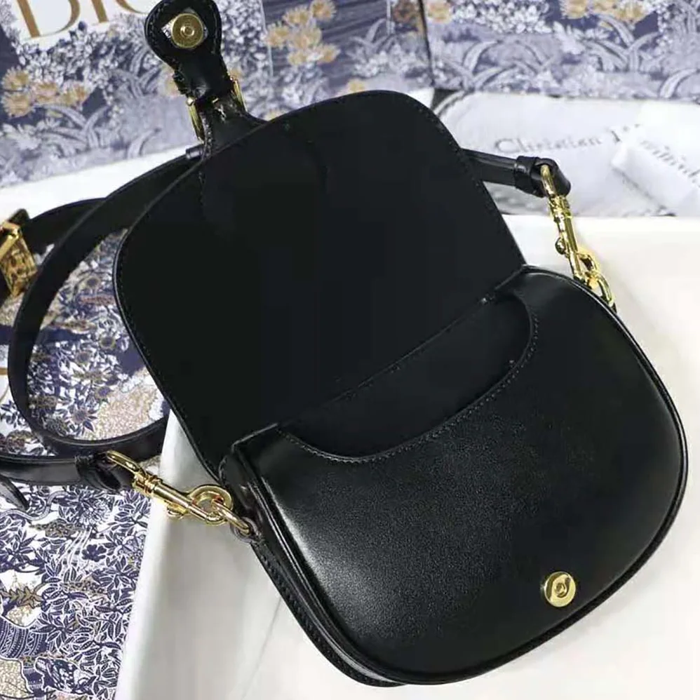 Dior Small Dior Bobby Bag Black Box Calfskin for Women Dior Small Dior Bobby Bag Black Box Calfskin for Women