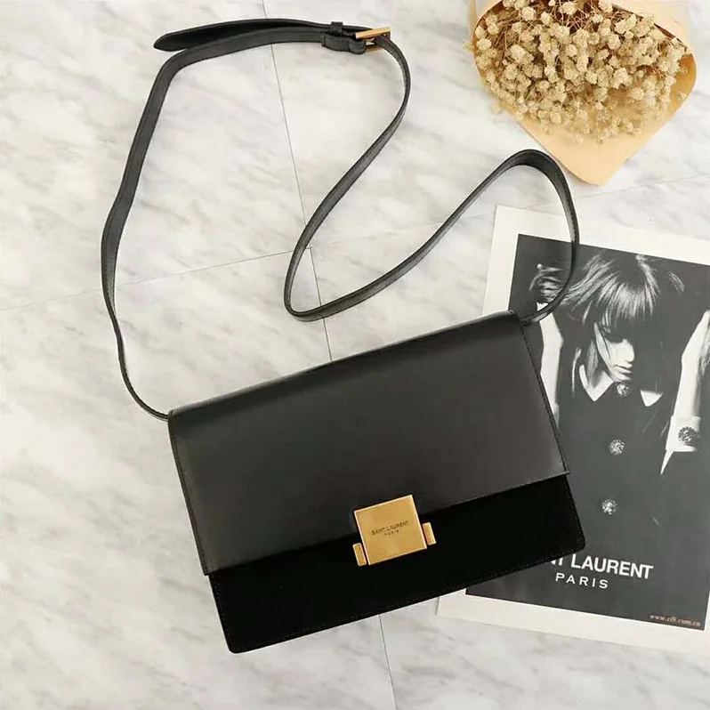 Saint Laurent YSL Bellechasse Saint Laurent Medium Leather Suede for Women