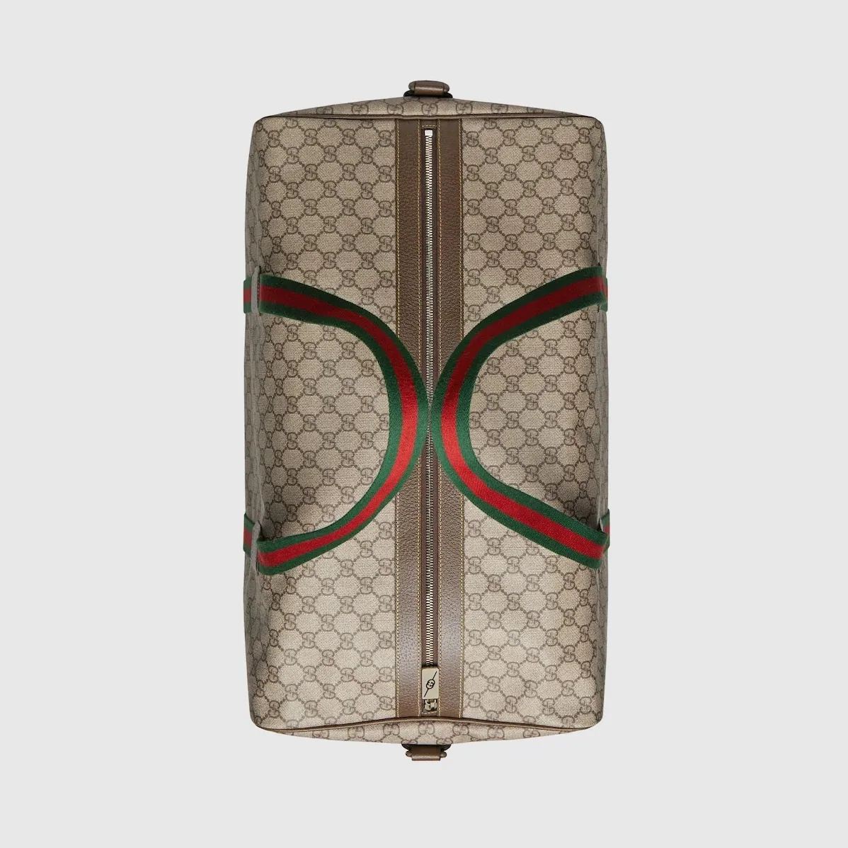 Gucci Large Duffle Bag With Web Beige / Gucci Large Duffle Bag With Web Beige /