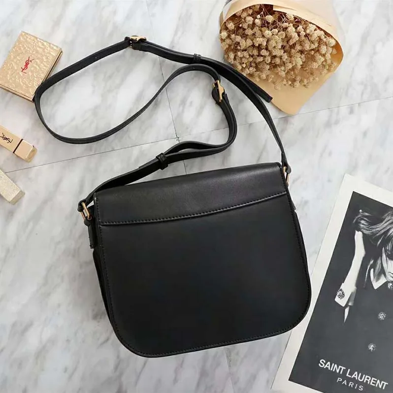 Saint Laurent YSL Betty Satchel in Smooth Leather for Women in Black Saint Laurent YSL Betty Satchel in Smooth Leather for Women in Black