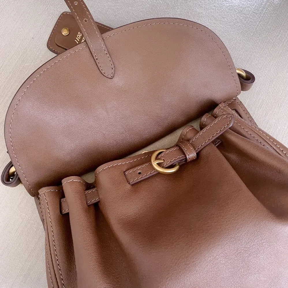 Miu Miu Rendez-Vous Nappa Leather Bag Oak for Women Miu Miu Rendez-Vous Nappa Leather Bag Oak for Women