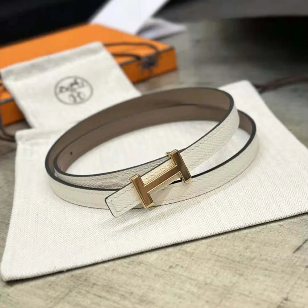 Hermes Focus Belt Buckle & Reversible Leather Strap 13 mm for Women in Gold/Brown Hermes Focus Belt Buckle & Reversible Leather Strap 13 mm for Women in Gold/Brown