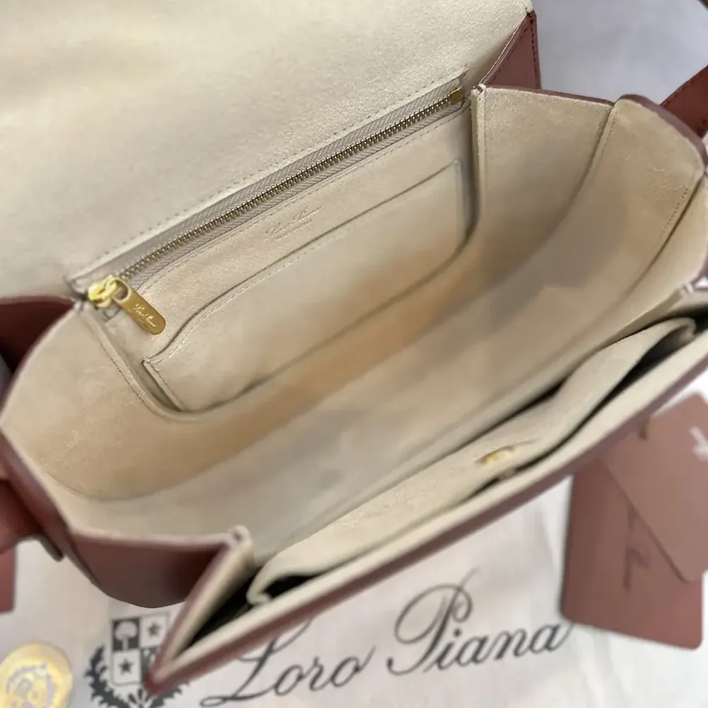 Loro Piana Mini Ghiera Bag for Women in Brown