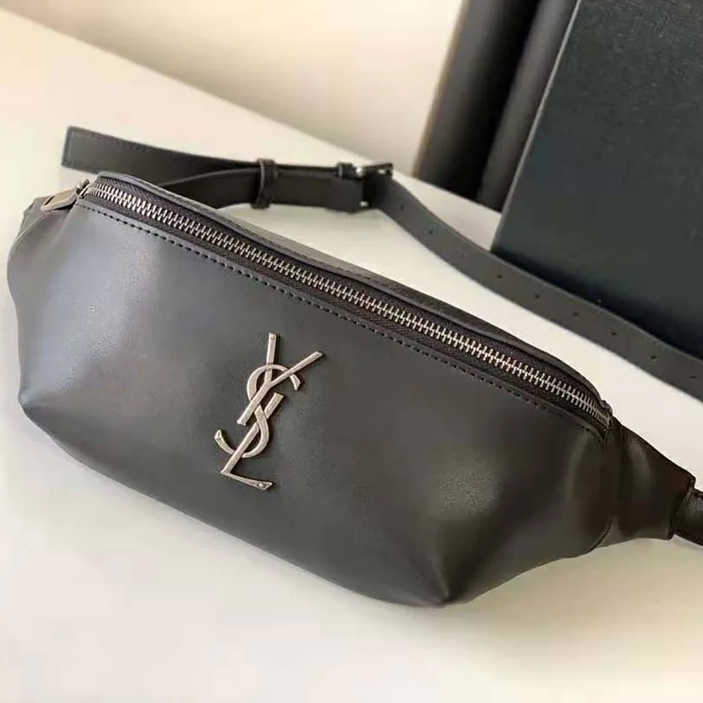 Saint Laurent YSL Classic Monogram Belt Bag in Soft Lambskin for Women Saint Laurent YSL Classic Monogram Belt Bag in Soft Lambskin for Women