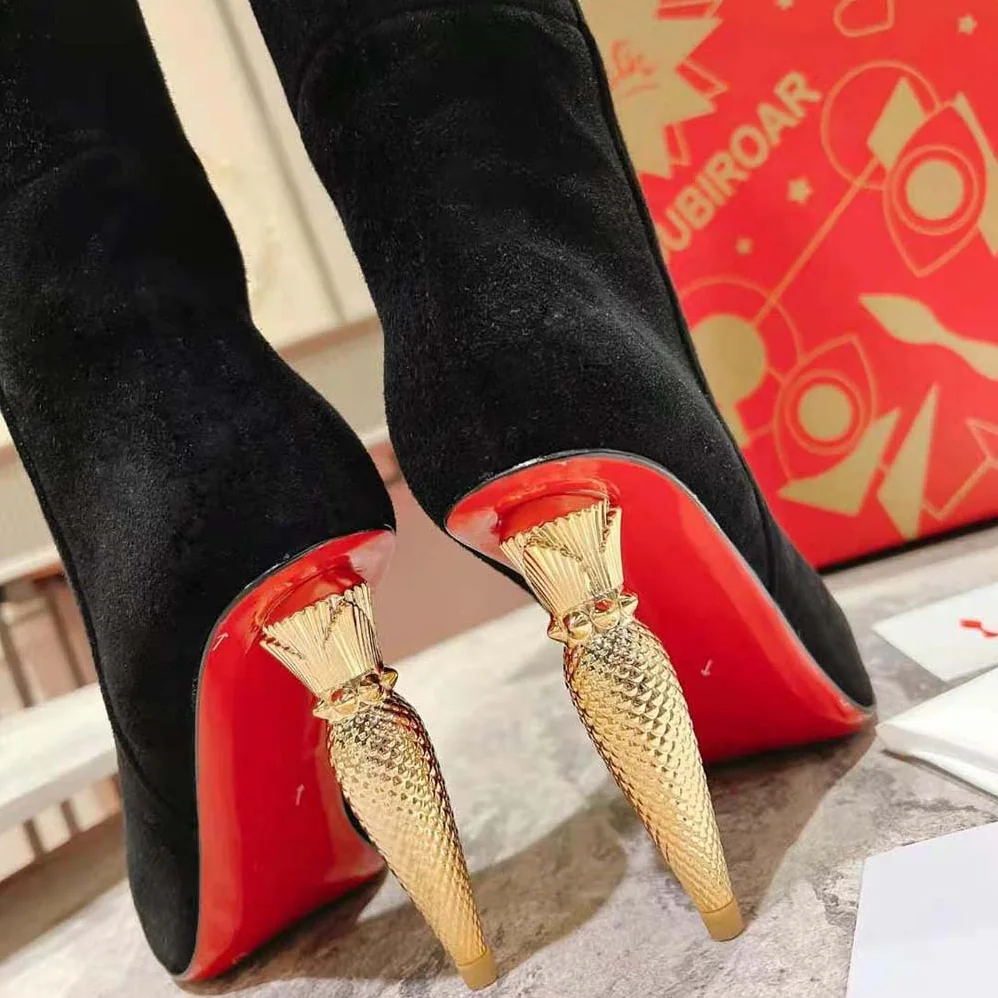 Christian Louboutin Lipbotta 100 mm Heel Height for Women in Black Christian Louboutin Lipbotta 100 mm Heel Height for Women in Black