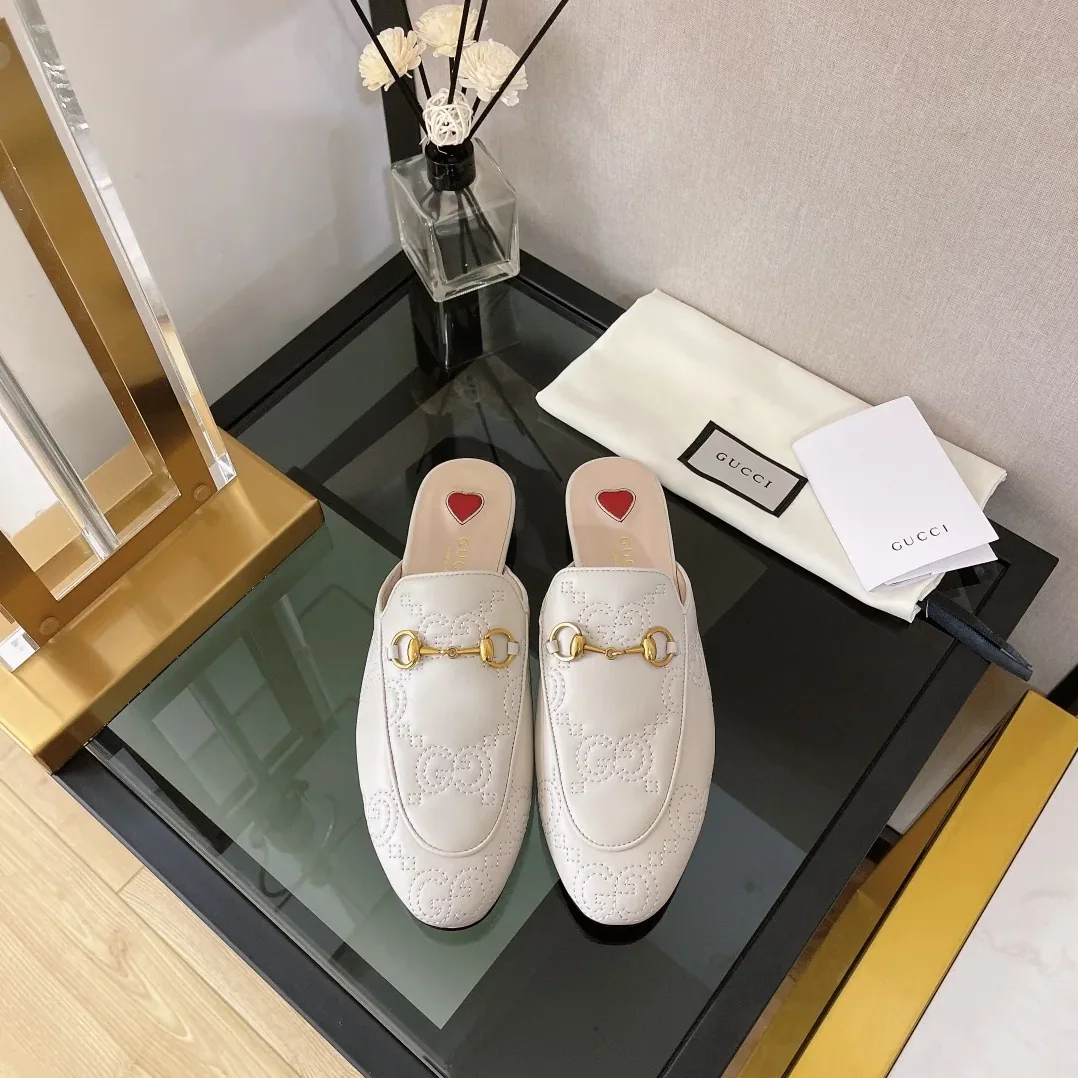 Gucci GG Matelasse Princetown Slipper White for Women Gucci GG Matelasse Princetown Slipper White for Women