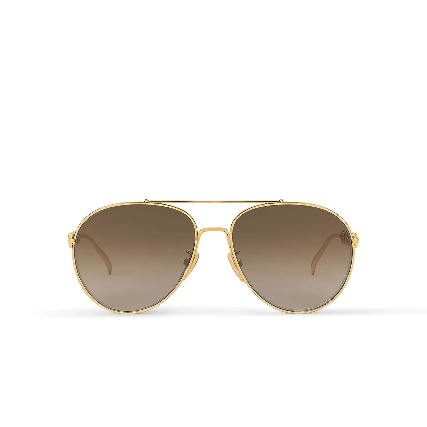 Louis Vuitton My LV Chain Pilot Sunglasses Gold Louis Vuitton My LV Chain Pilot Sunglasses Gold