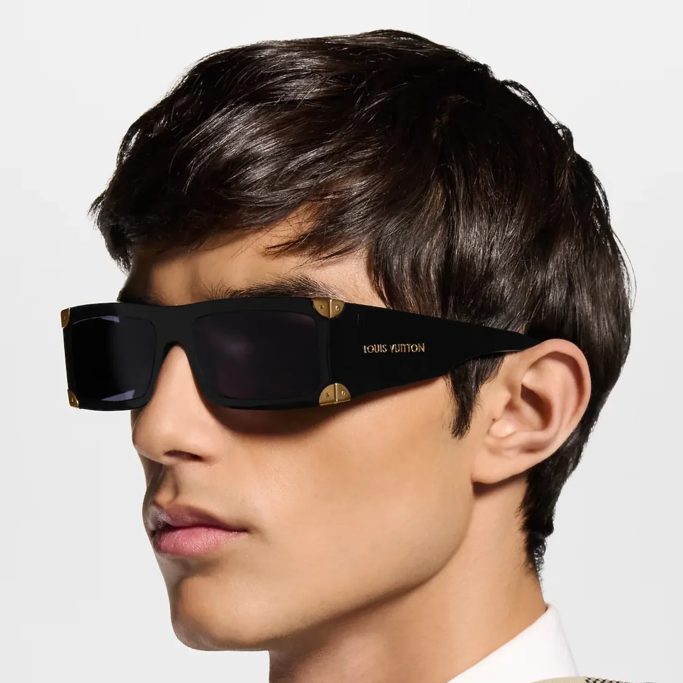 Louis Vuitton Heritage Low Square Sunglasses Black