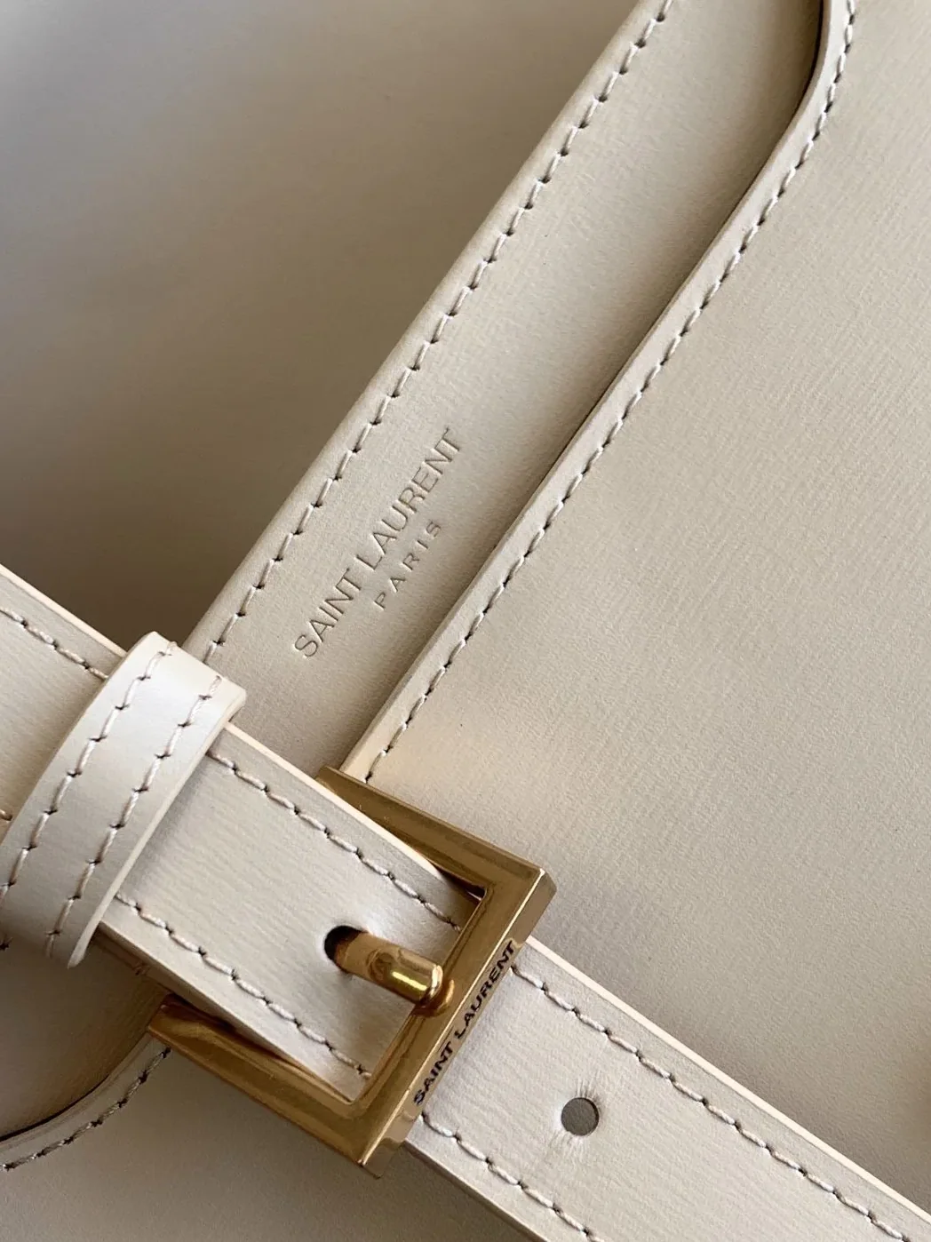 Saint Laurent Solferino Small Satchel Bag Beige In Box With Gold Hardware in YSl Saint Laurent Solferino Small Satchel Bag Beige In Box With Gold Hardware in YSl
