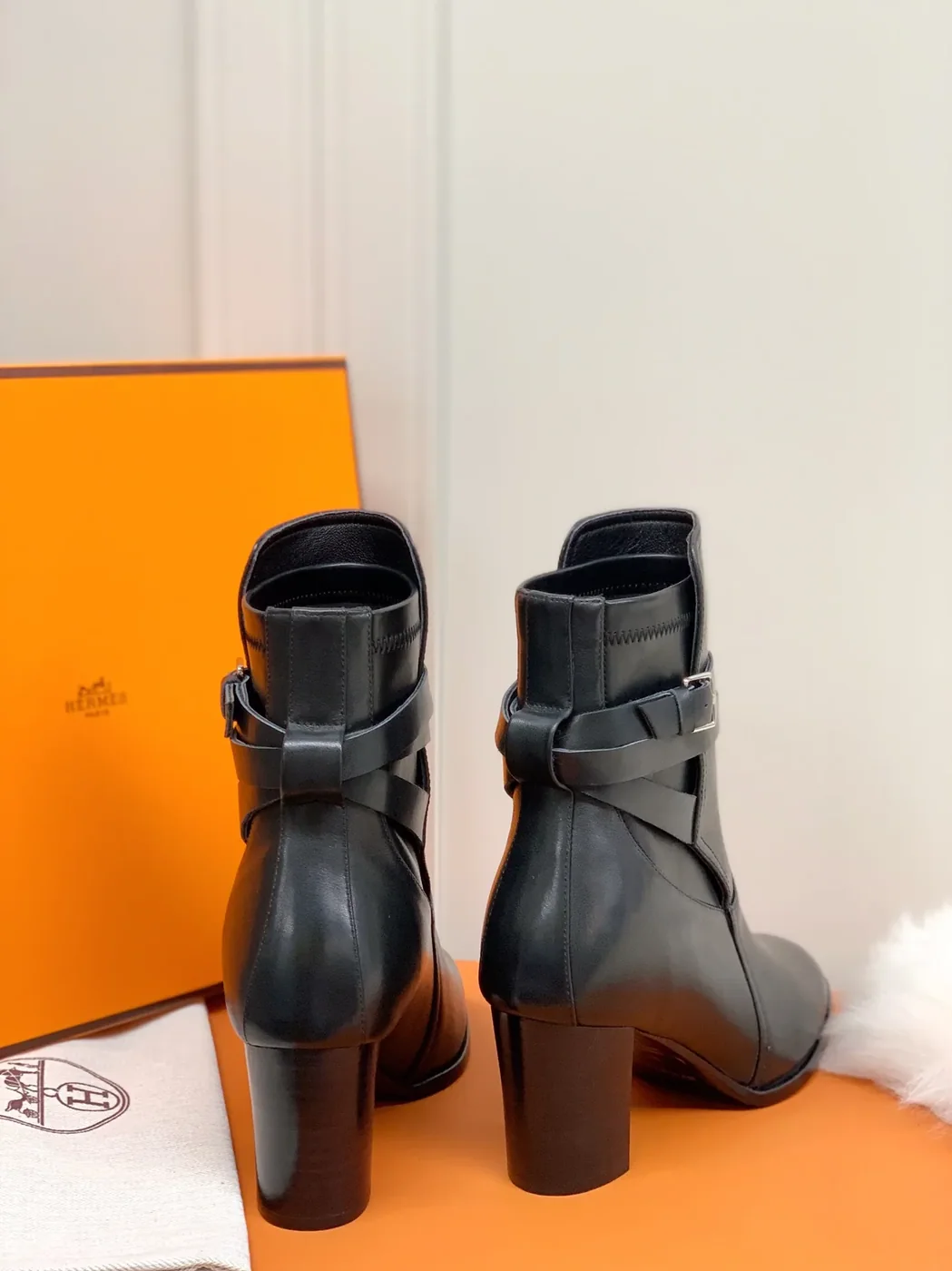 Hermes Frenchie 70 Ankle Boots Black / Hermes Frenchie 70 Ankle Boots Black /