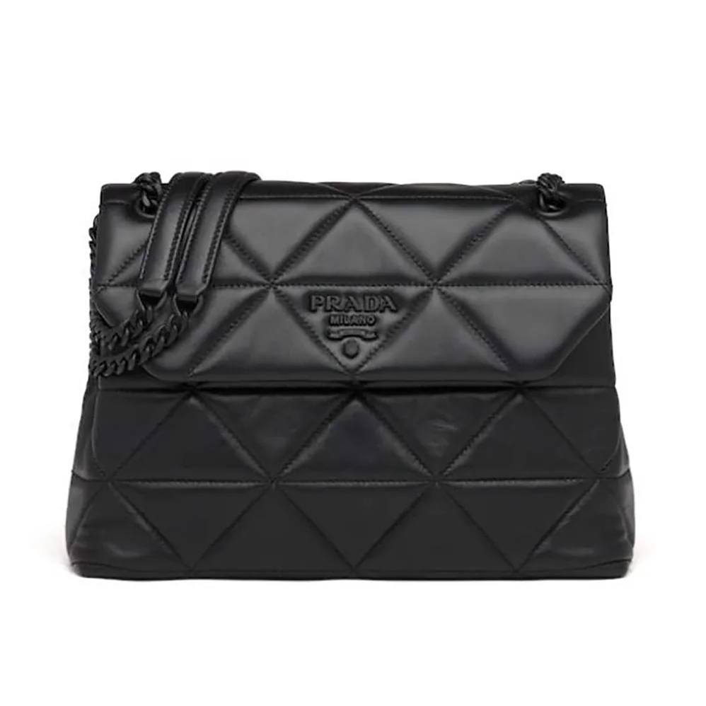 Prada Large Nappa Leather Prada Spectrum Bag for Women in Black Prada Large Nappa Leather Prada Spectrum Bag for Women in Black