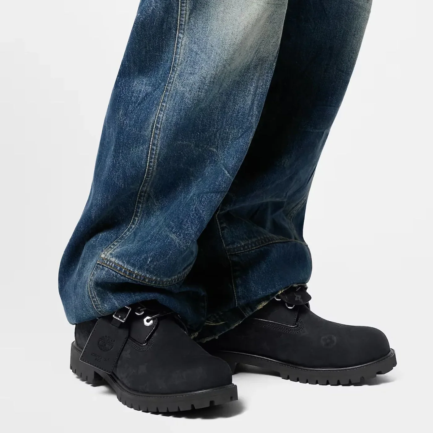 Louis Vuitton LV x Timberland 6-In Ankle Boots Black 1AD73D Louis Vuitton LV x Timberland 6-In Ankle Boots Black 1AD73D