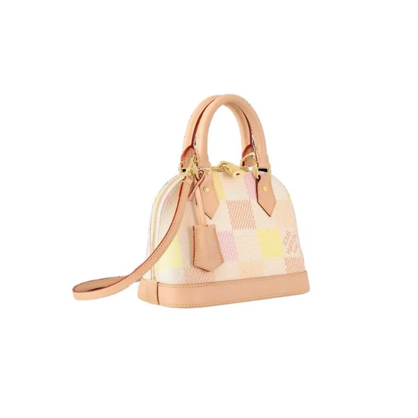 Louis Vuitton Alma BB Top Handle Bag in Peach Gold Hardware Louis Vuitton Alma BB Top Handle Bag in Peach Gold Hardware