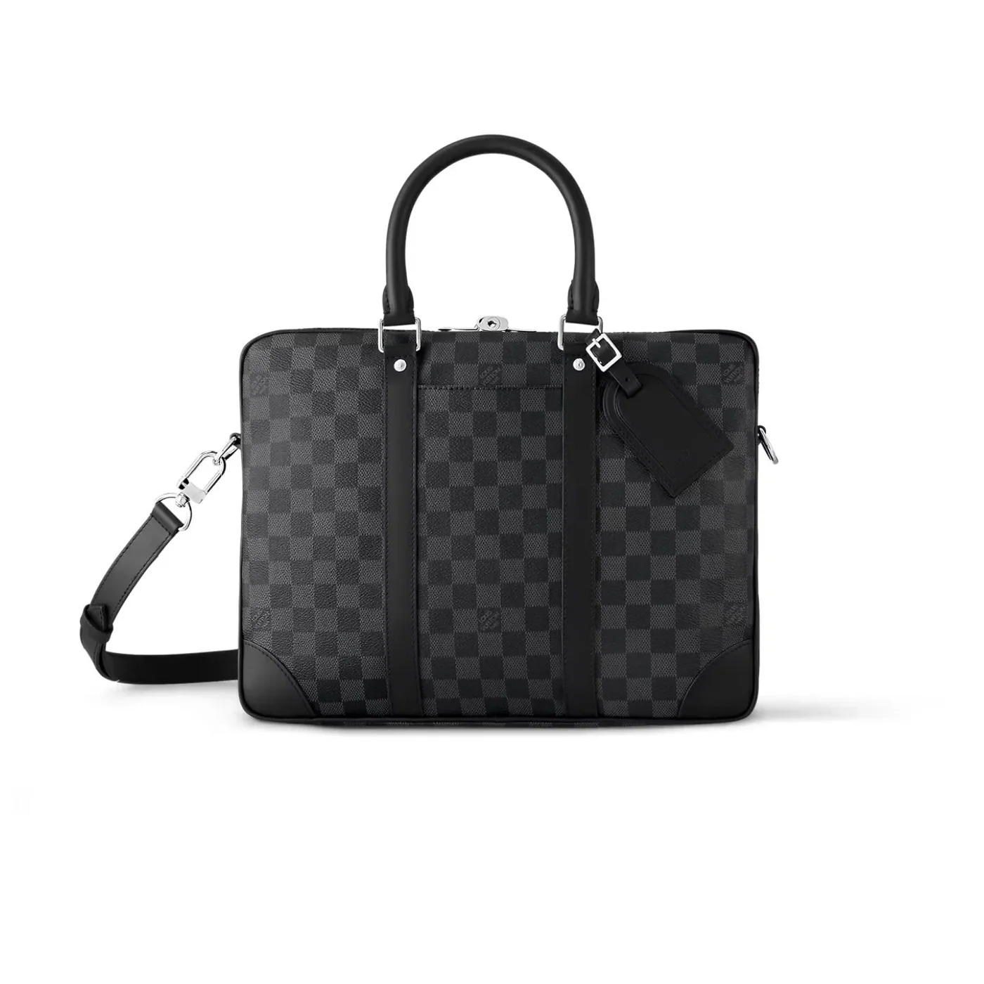 Louis Vuitton Porte-Documents Voyage PM Bag Black / Louis Vuitton Porte-Documents Voyage PM Bag Black /