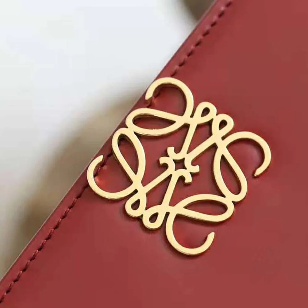 Loewe Goya Bag in Silk Calfskin for Women in Maroon Loewe Goya Bag in Silk Calfskin for Women in Maroon