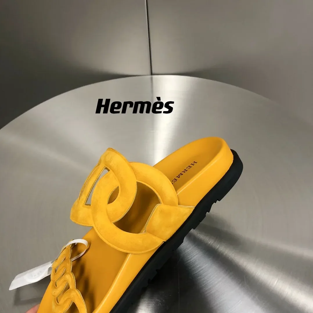 Hermes Extra Sandal Yellow Hermes Extra Sandal Yellow