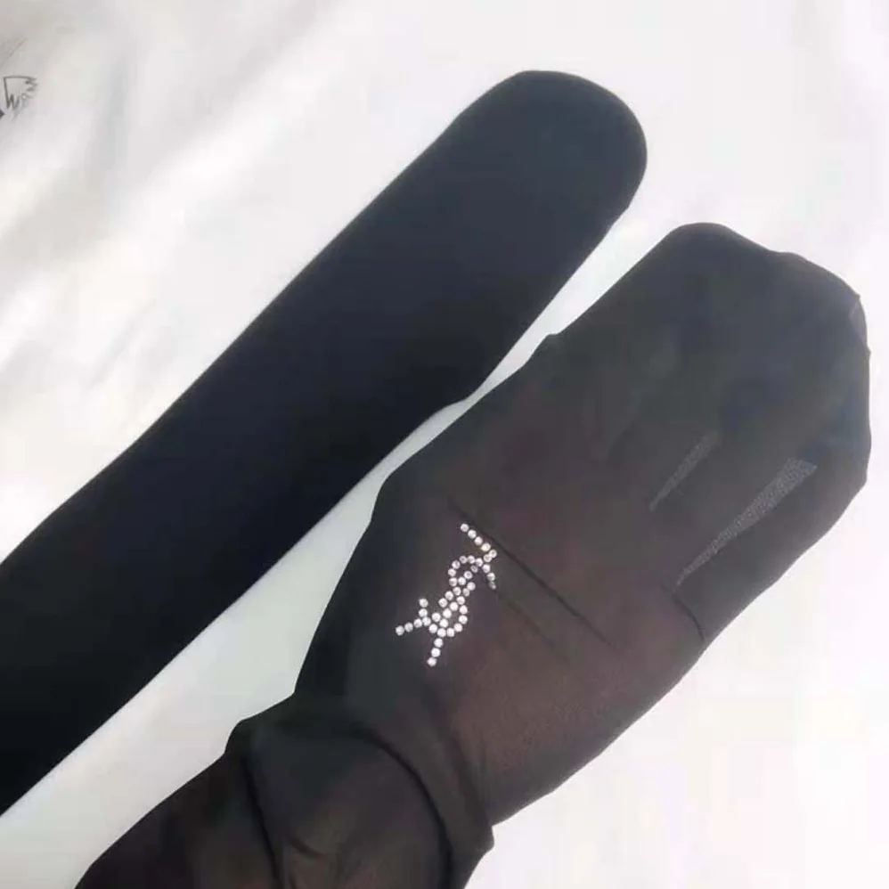 Saint Laurent YSL Sheer Black YSL Tights for Women Saint Laurent YSL Sheer Black YSL Tights for Women
